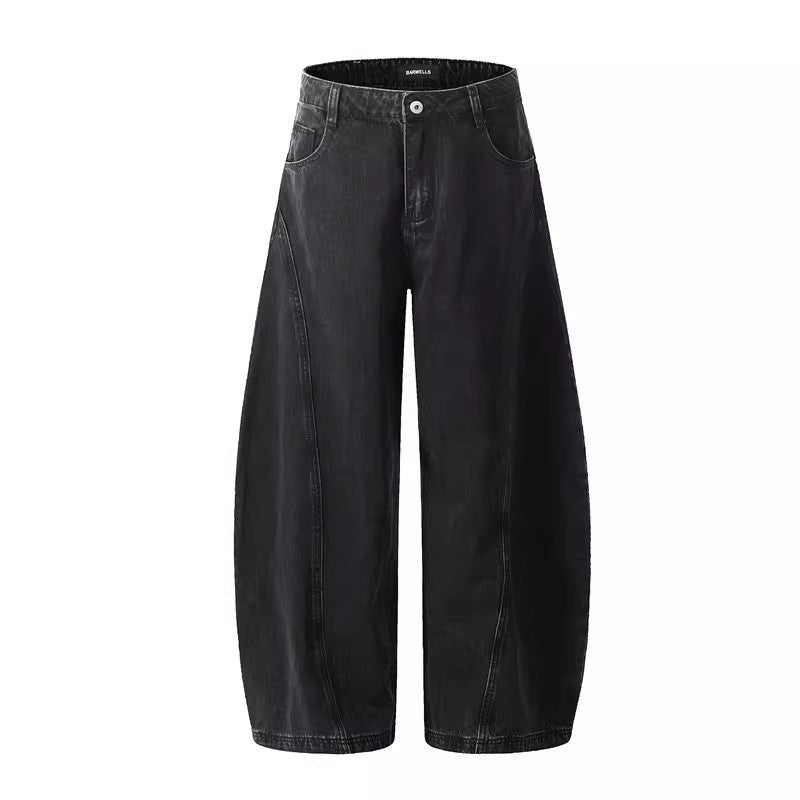 Loose-fitting wide-leg pants