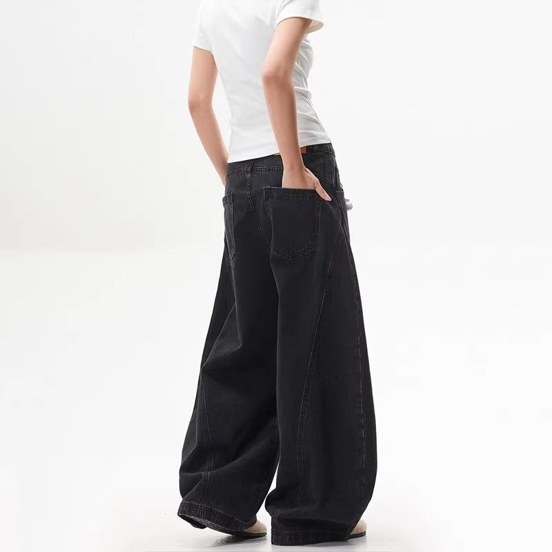 Loose-fitting wide-leg pants
